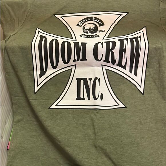 Doom Crew Inc. Olive Green Tee - Picture 2 of 2